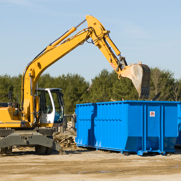 are there any restrictions on where a residential dumpster can be placed in White Hall Illinois